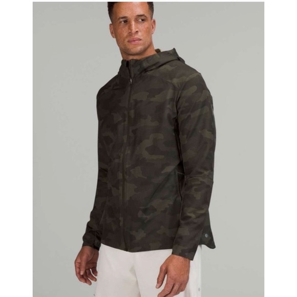 Lululemon Jackets & Blazers - Lululemon Warp Light Packable Jacket Camo Rosemary Green Size L: Hiking, Outdoor